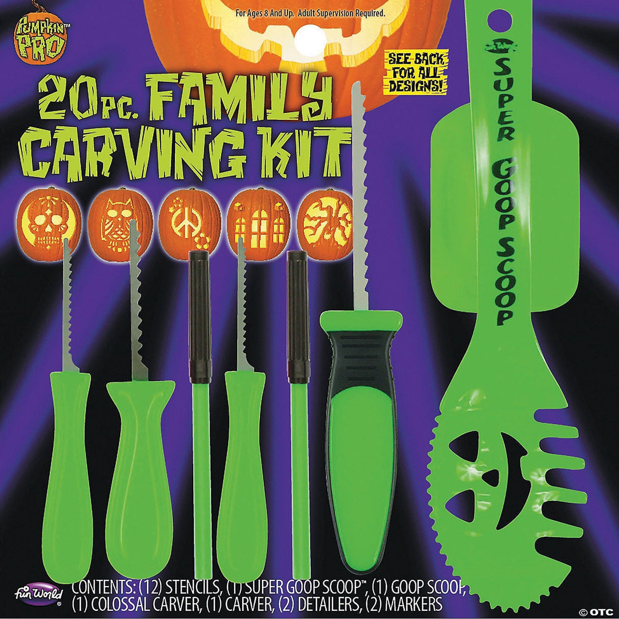 Pumpkin Carving Set 20 Pc