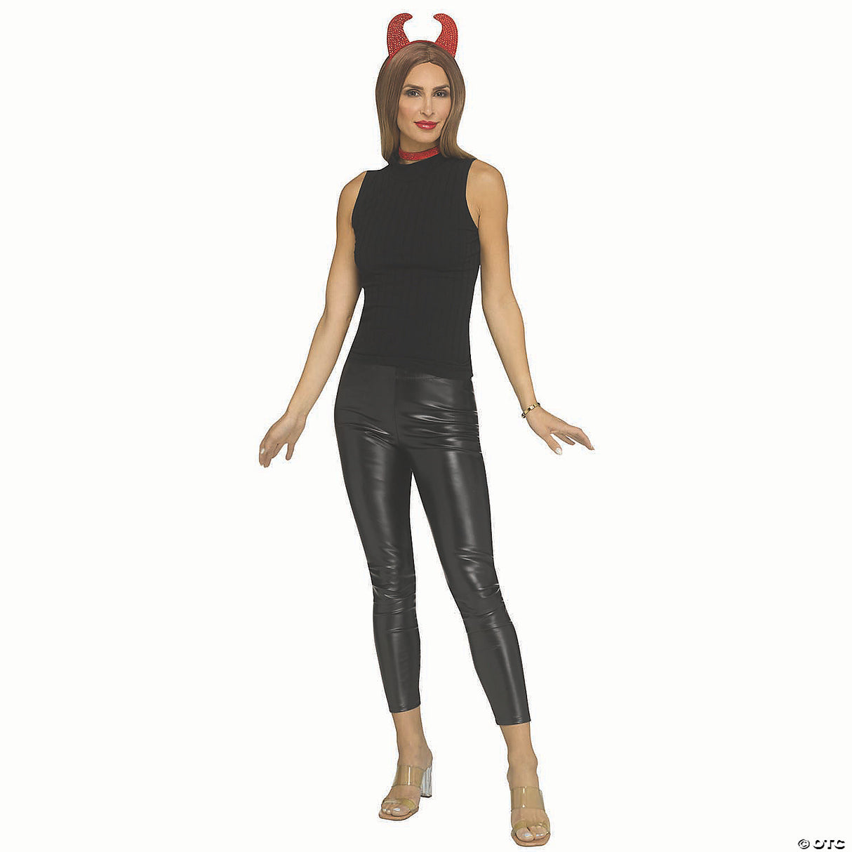 Red Bling Diva Headband Adlt