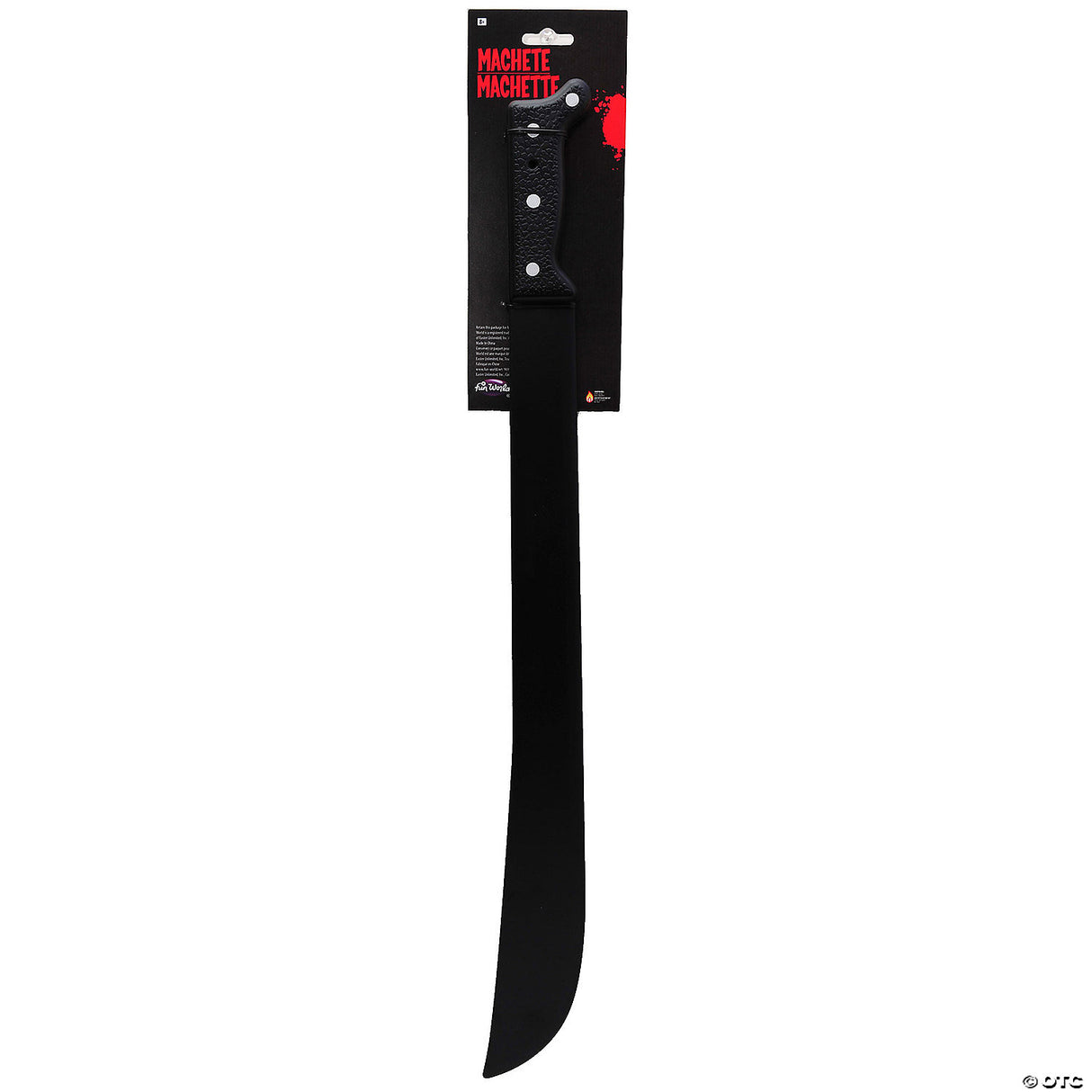 27" Machete With Black Blade