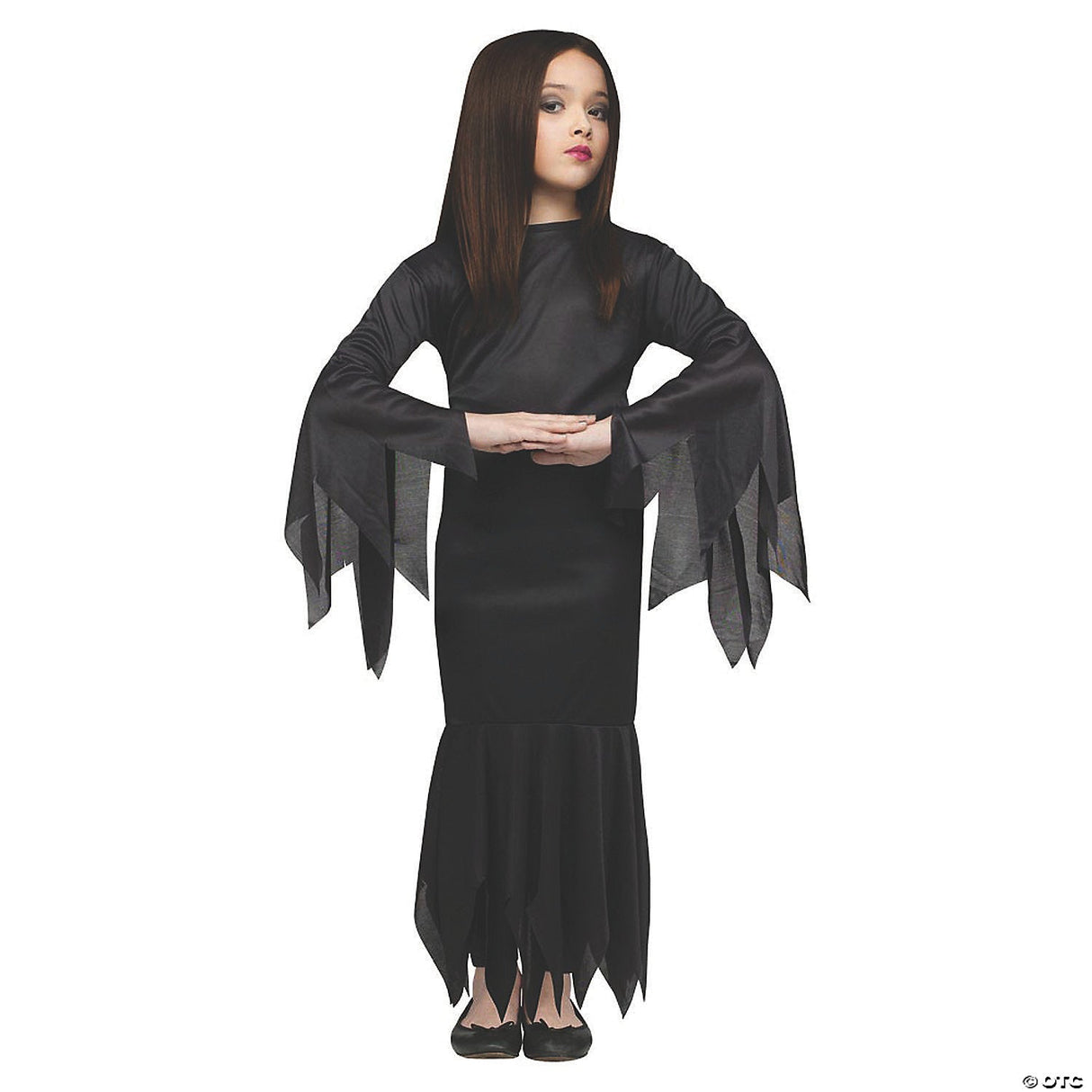 MORTICIA CHILD SMALL 4-6 - Halloween Costume Cosplay & Party Outfit For Kids
