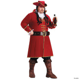 Men's Plus Size Captain Blackheart Costume - Adult Halloween Costume Accessory P