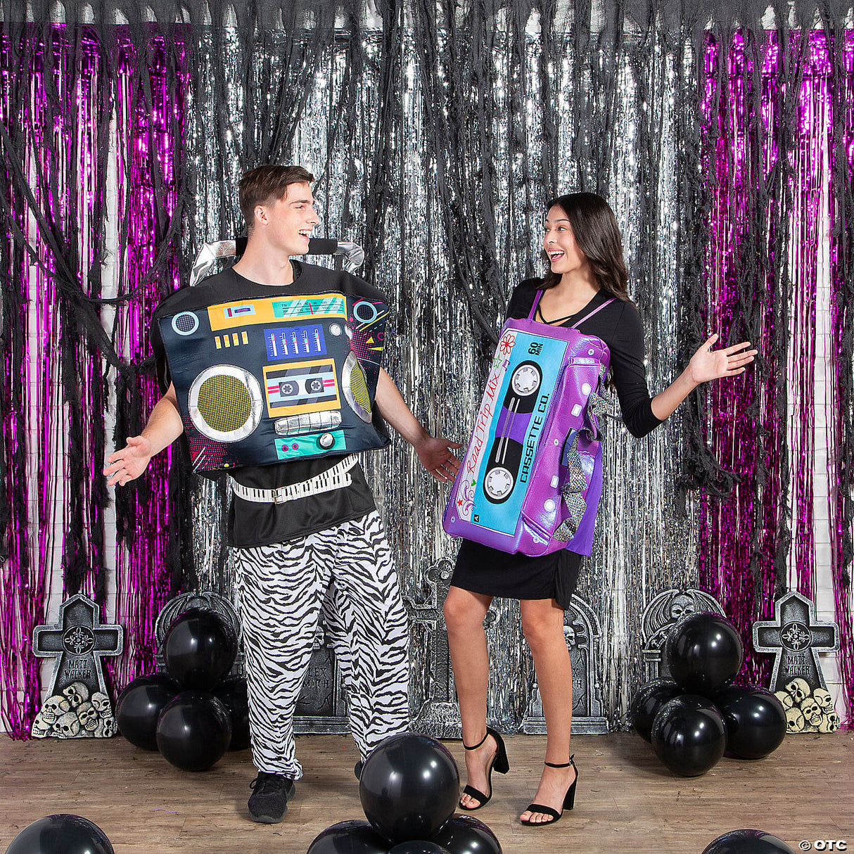 Mix Tape & Boom Box Couple Costumes