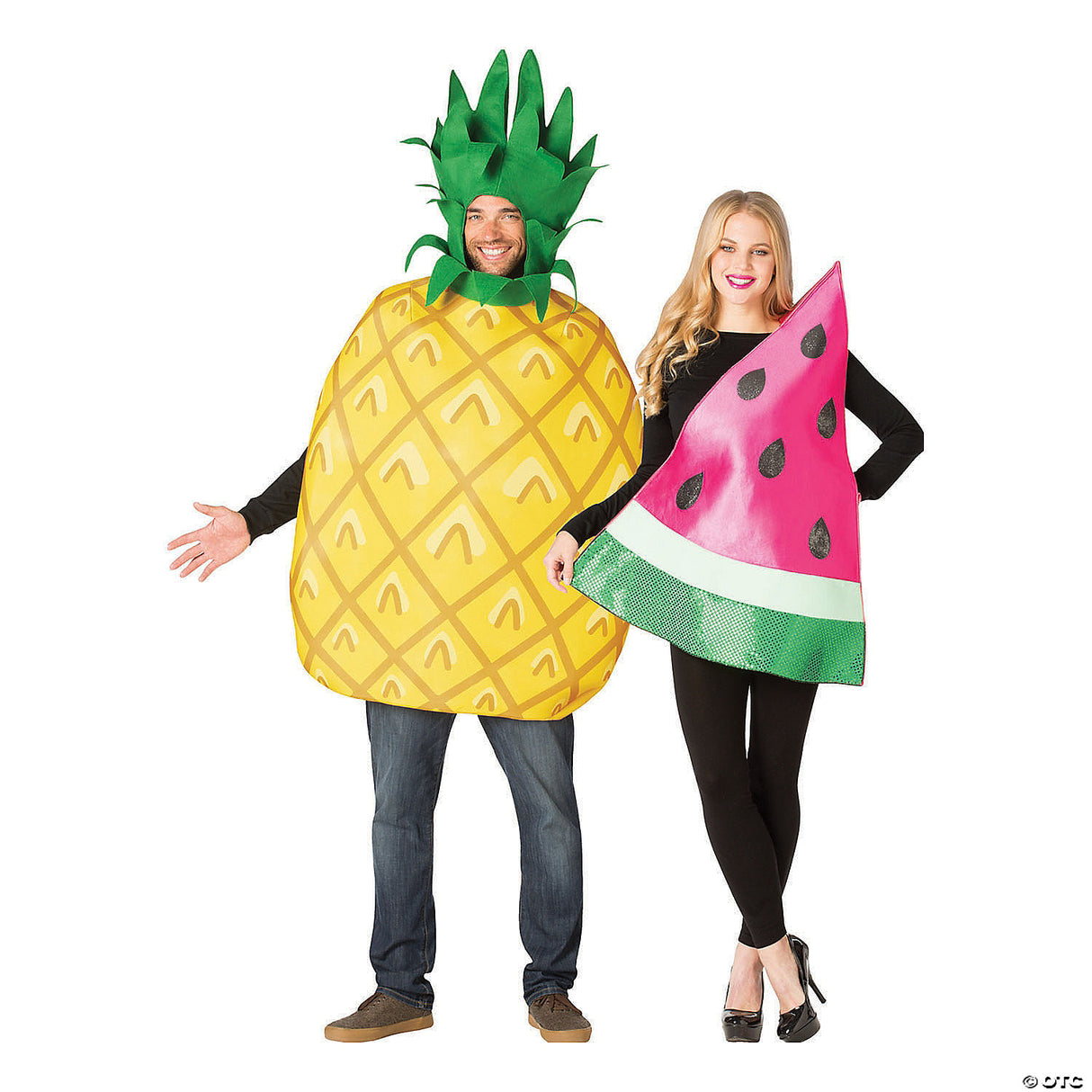 Adults Pineapple And Watermelon Couple Costumes