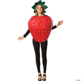 Adults Get Real Strawberry Costume – Funny Fruit Halloween Cosplay Party Outfit
