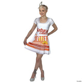 Women’s Aloha Skater Dress Costume – Hawaiian Luau Party Outfit LG/XL
