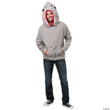 Adult Shark Hoodie Costume – Funny Animal Hoodie Halloween Party Outfit