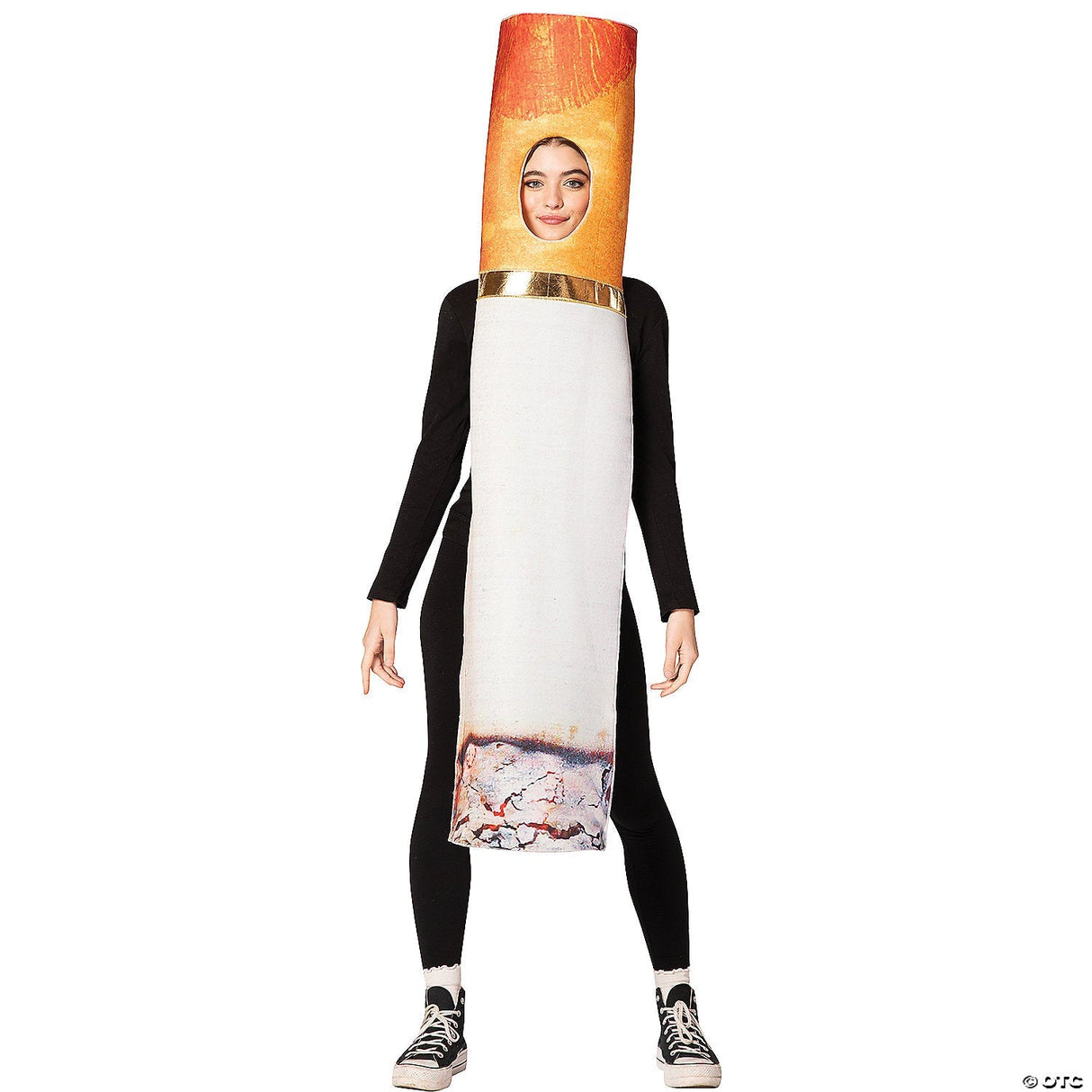 Adult Cigarette Costume – Funny Smoking Prop Halloween Cosplay Party Outfit