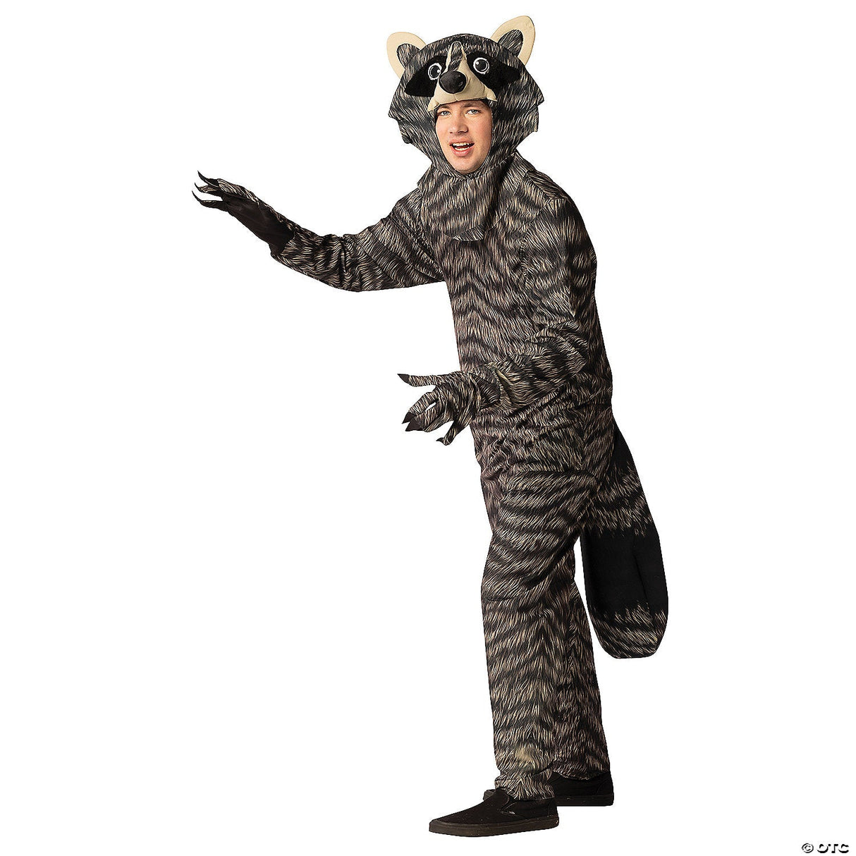 Adults Raccoon Costume – Funny Animal Halloween Cosplay Party Outfit for Adults