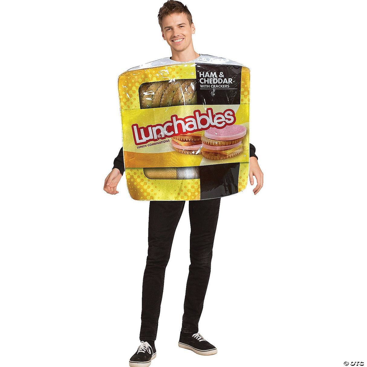 Adults Kraft™ Lunchables Costume – Funny Food Halloween Cosplay Party Outfit