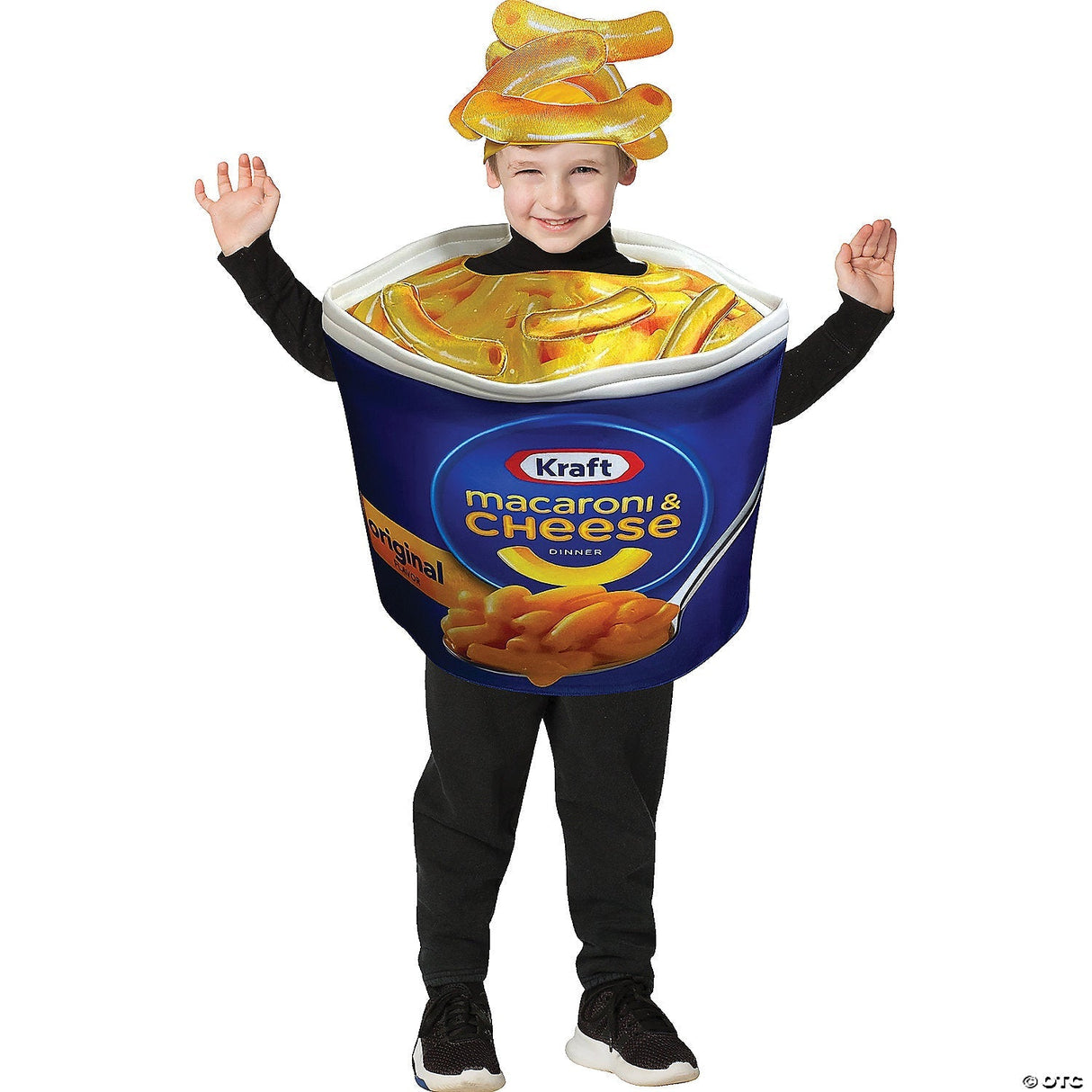 Kids Kraft - Mac & Cheese Cup Costume - Kids Halloween Costume Cosplay & Party O