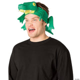 Adults Alligator Headband – Funny Animal Halloween Cosplay Party Accessory