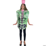 Adults Bubble Tea Costume – Funny Drink Halloween Cosplay Party Outfit