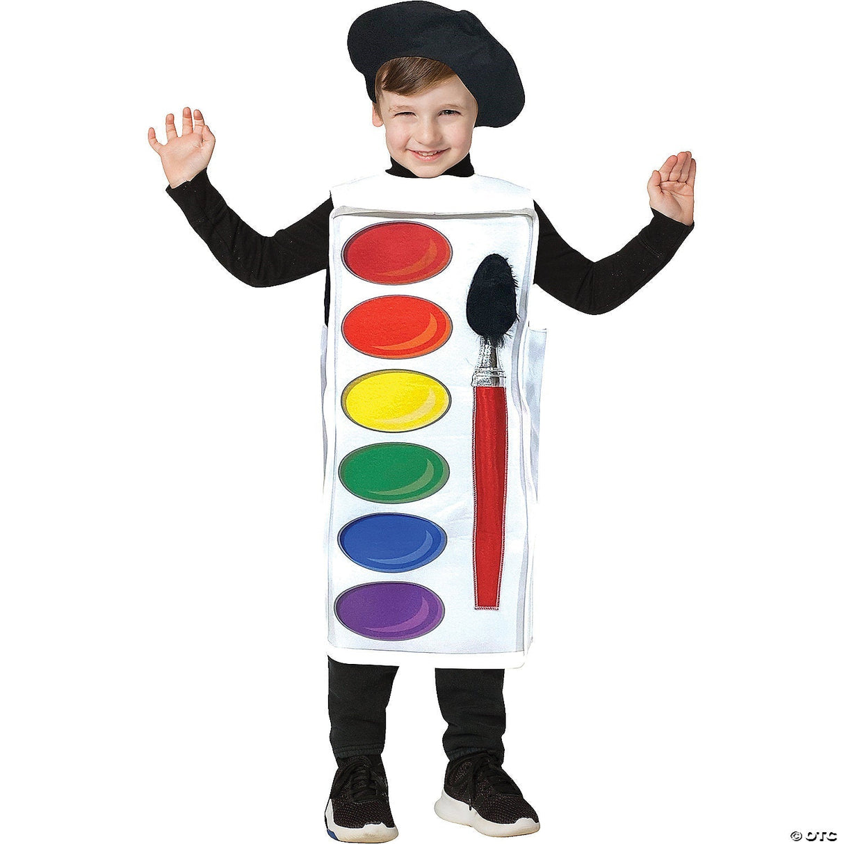 Watercolor Paint Palette Child - Halloween Costume Cosplay & Party Outfit For Ki