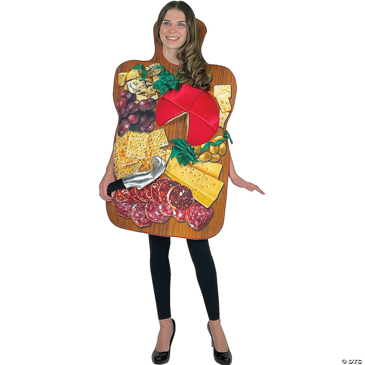 Adults Charcuterie Board Costume Funny Food Platter Halloween Cosplay Party