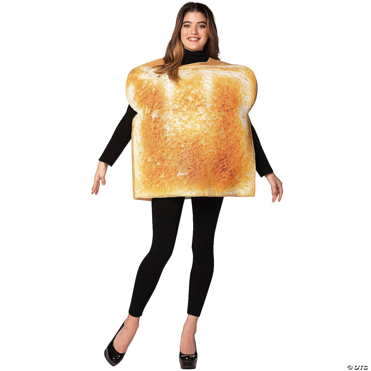 Adults Toast Costume – Funny Breakfast Food Halloween Cosplay Party Outfit