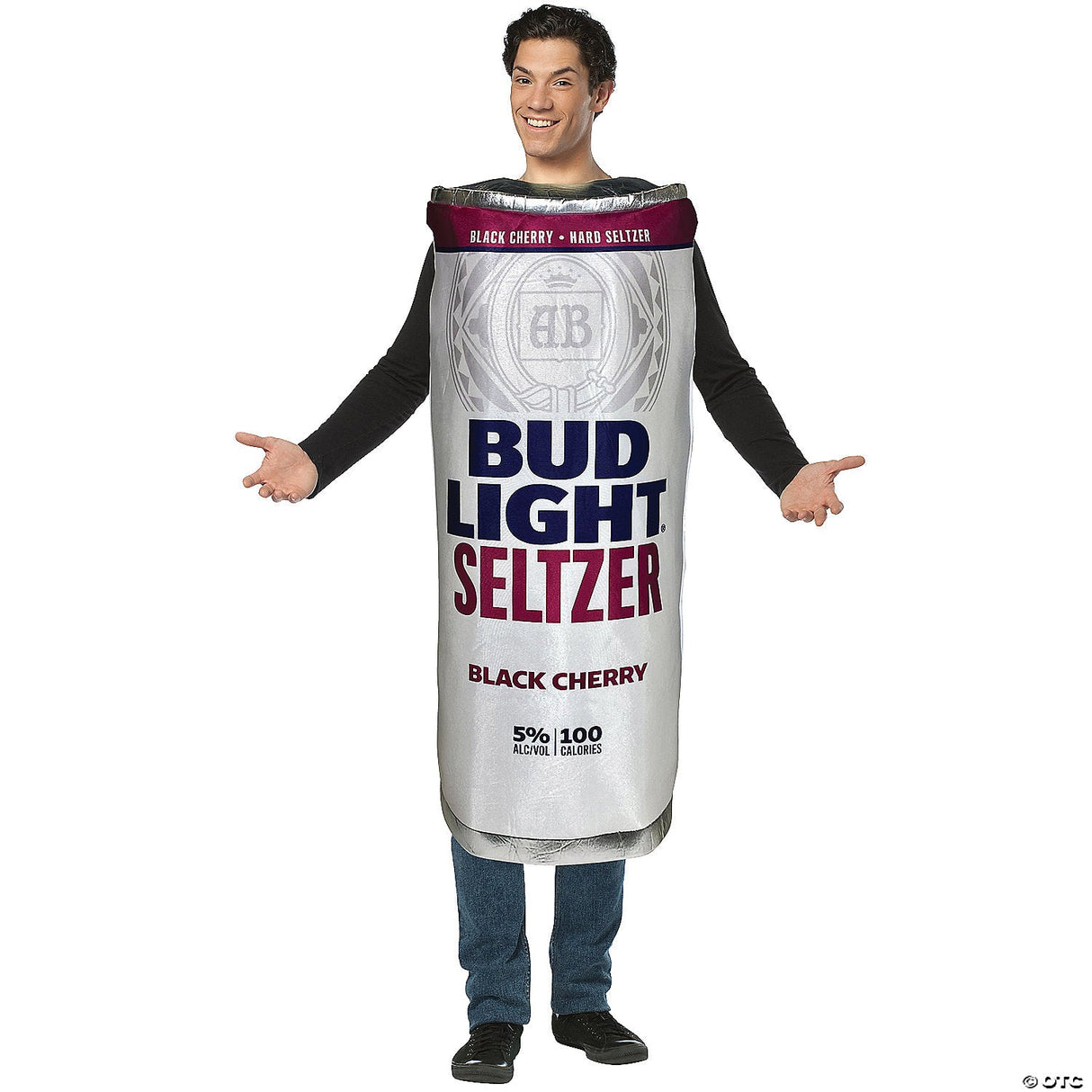 Adults Budweiser Bottle Costume – Funny Beer Halloween Cosplay Party Outfit