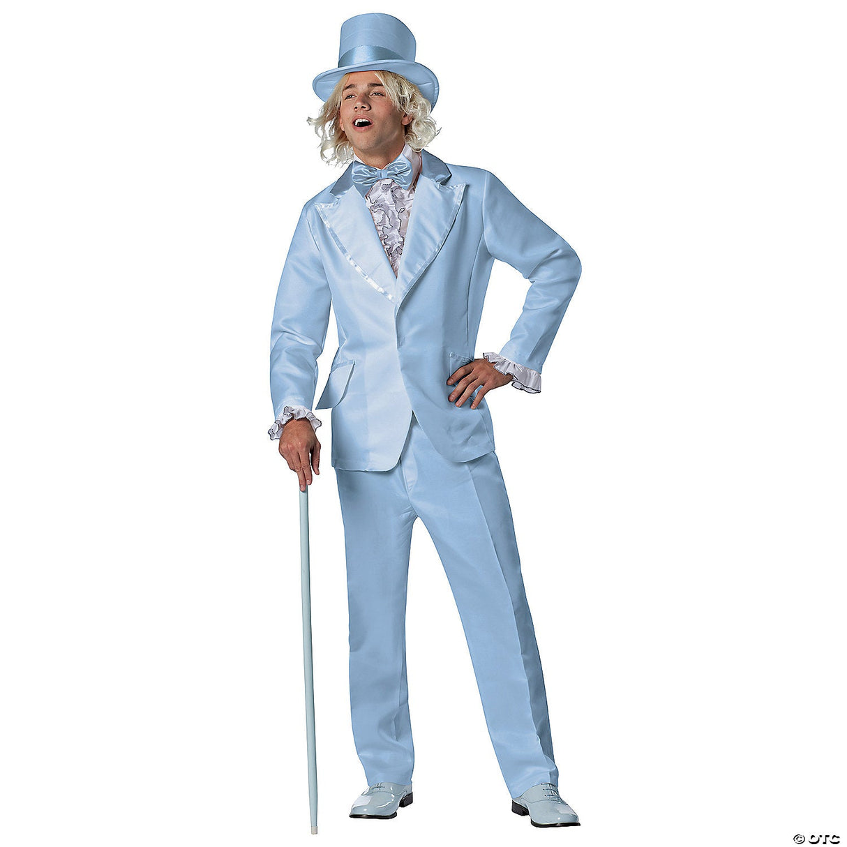 Adult Blue Goofball Costume – Funny Pill Capsule Halloween Cosplay Party Outfit