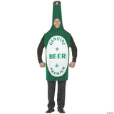 Adults Beer Bottle Costume – Funny Drink Halloween Cosplay Party Outfit for Adul