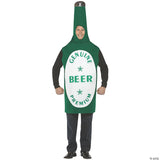 Adults Beer Bottle Costume – Funny Drink Halloween Cosplay Party Outfit for Adul
