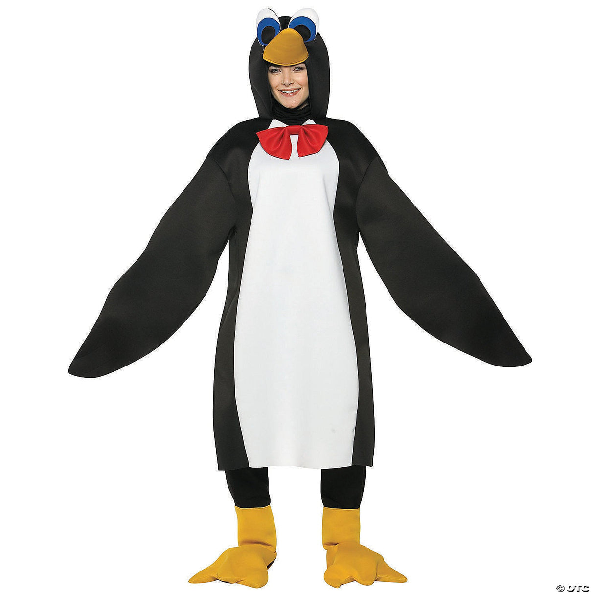Adult Penguin Costume – Funny Animal Mascot Halloween Cosplay Party Outfit
