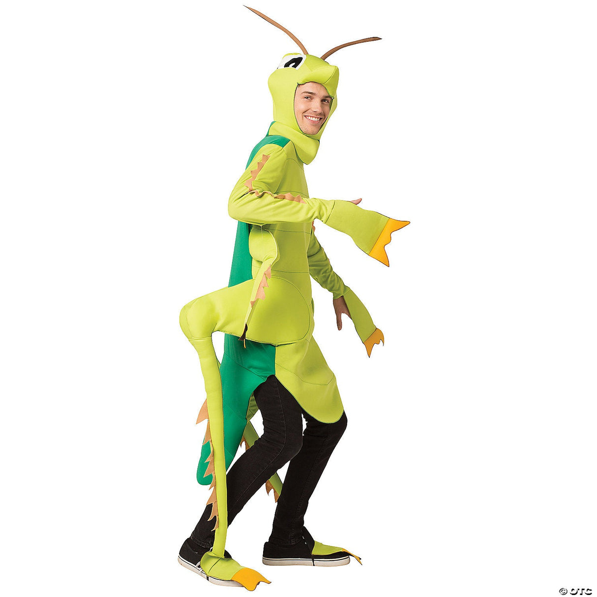 Adults Grasshopper Costume – Funny Insect Halloween Cosplay Party Outfit