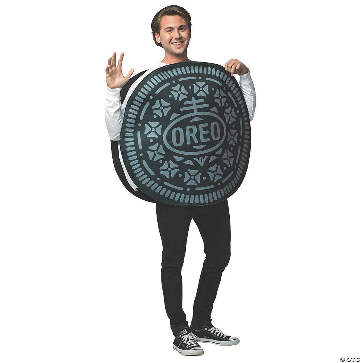 Adults Oreo© Cookie Costume – Funny Snack Food Halloween Cosplay Party Outfit