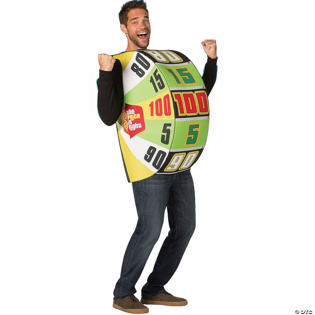 Adults The Price Is Right Big Wheel Costume – Funny TV Show Cosplay Party Outfit