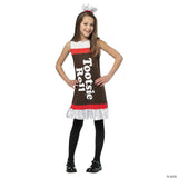 GIRL'S TOOTSIE ROLL COSTUME - Halloween Costume Dress Up Party Outfit