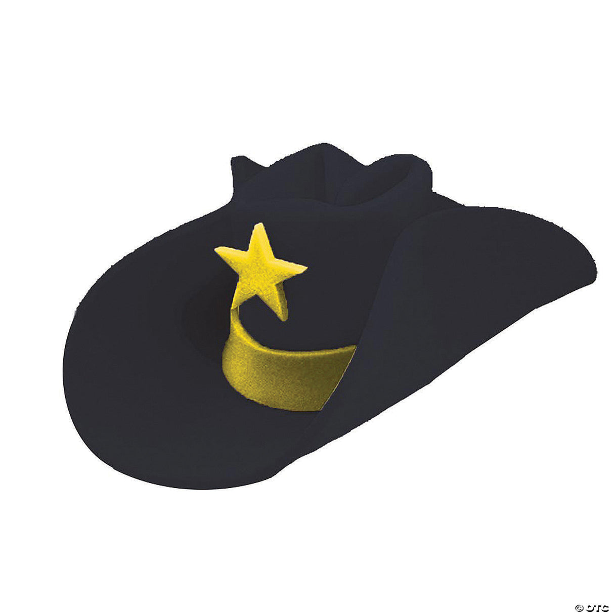 Yellow Foam 40-Gallon Hat with Green Star