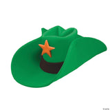 Yellow Foam 40-Gallon Hat with Green Star
