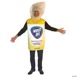 Adult Wiped Out Disinfecting Wipe Costume – Funny Cleaning Gag Halloween Outfit