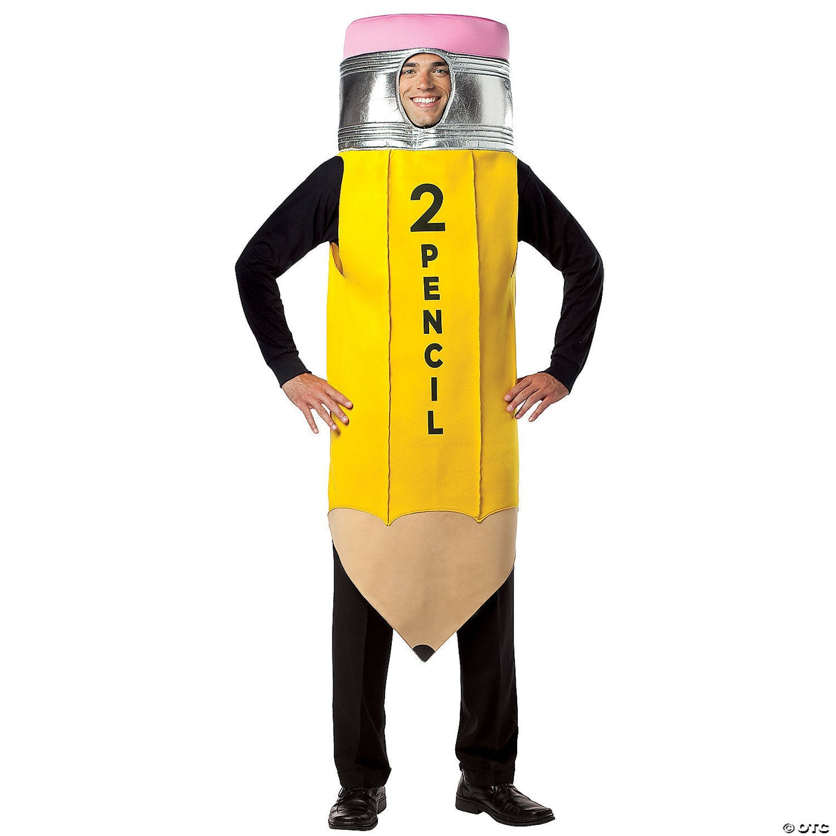 Adults Pencil Costume – Funny School Supply Halloween Cosplay Party Outfit