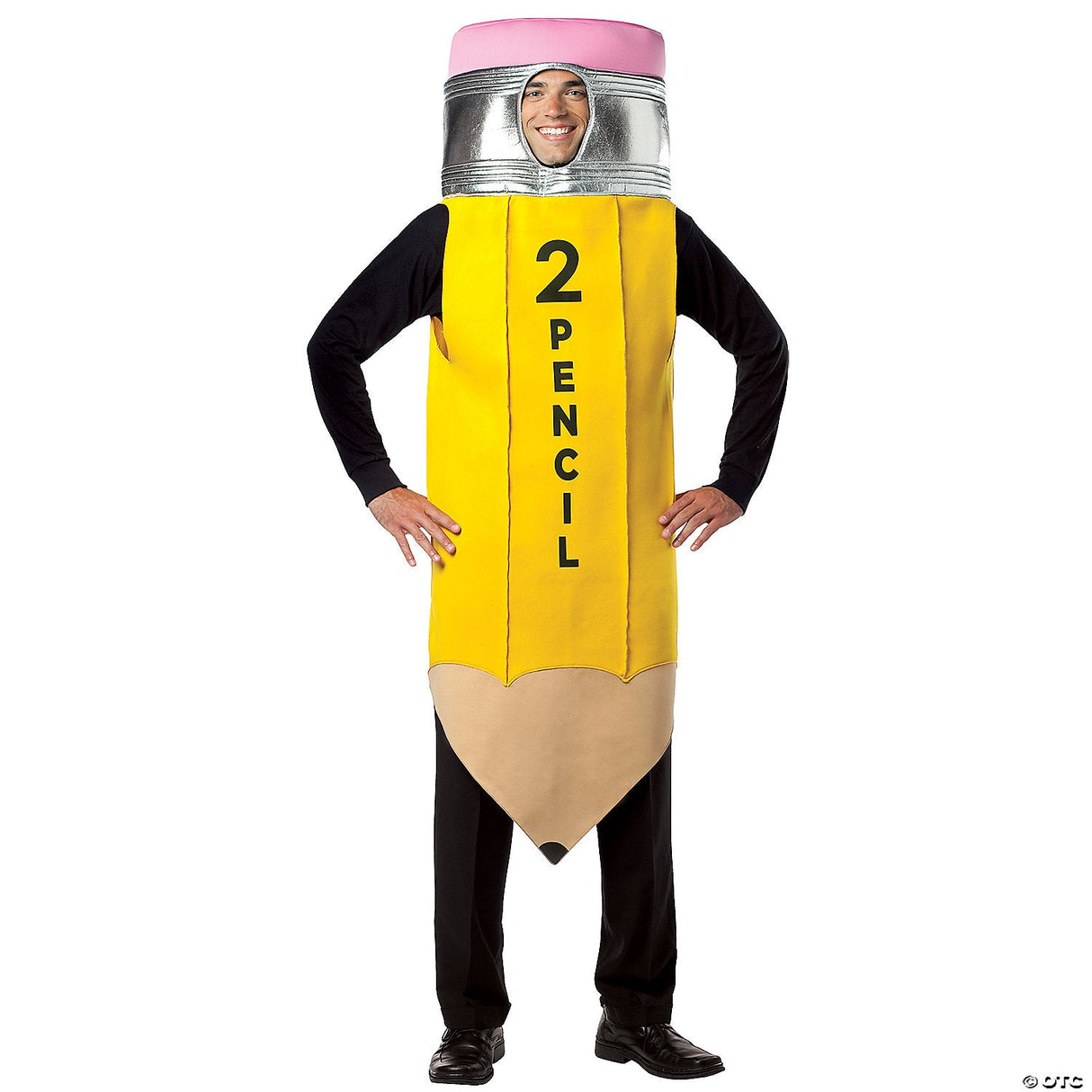 Adults Pencil Costume – Funny School Supply Halloween Cosplay Party Outfit