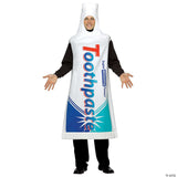 Adults Toothpaste Costume – Funny Bathroom Halloween Cosplay Party Outfit