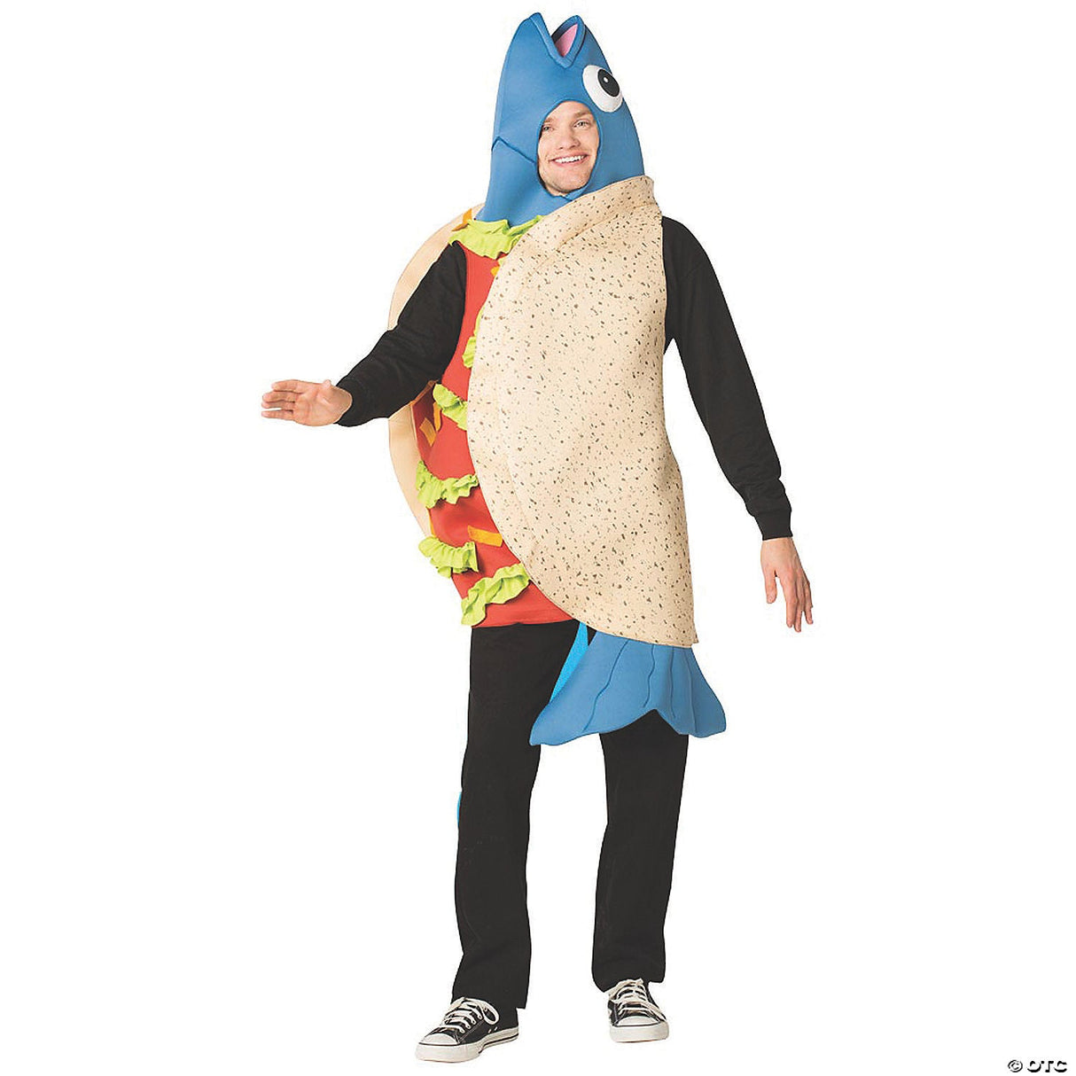 Adults Fish Taco Costume - Halloween Costume Accessory Party Dress Up