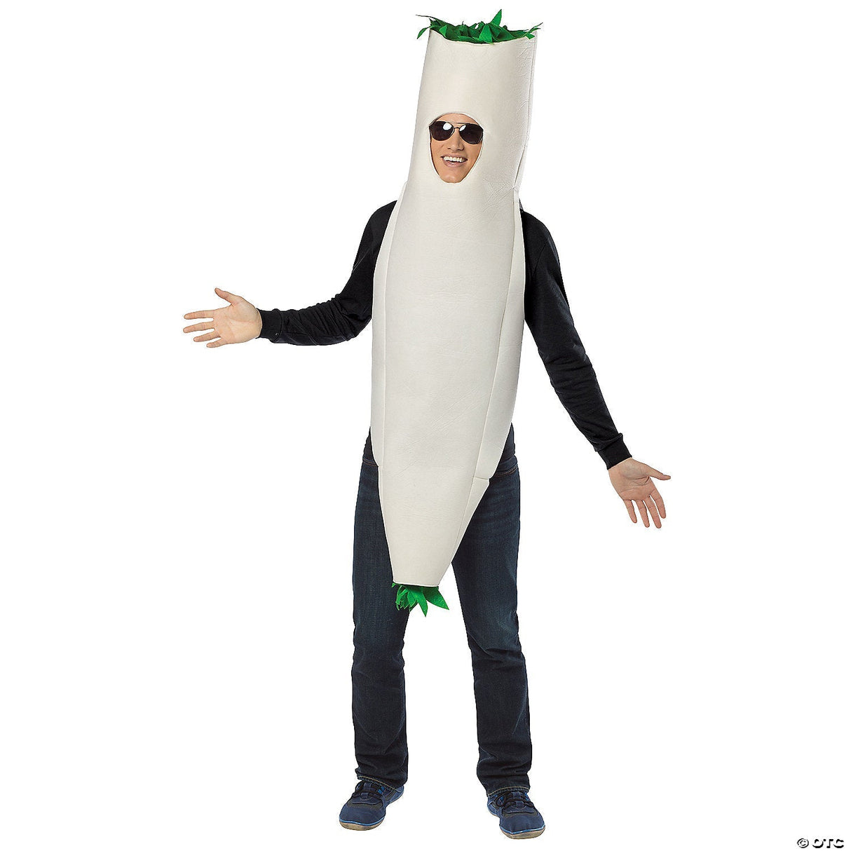 Adult Spliff Costume – Funny Weed Joint Halloween Cosplay Party Outfit