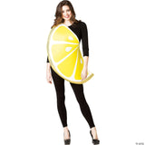 Adults Lemon Slice Costume – Funny Citrus Fruit Halloween Cosplay Party Outfit