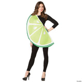 Adult Lime Slice Costume – Funny Fruit Food Halloween Party Outfit Cosplay