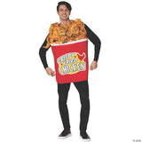 Adults Bucket of Fried Chicken Costume – Funny Food Halloween Cosplay Party Outf