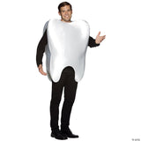 Adults Mr. Molar Costume – Funny Tooth Dentist Halloween Cosplay Party Outfit