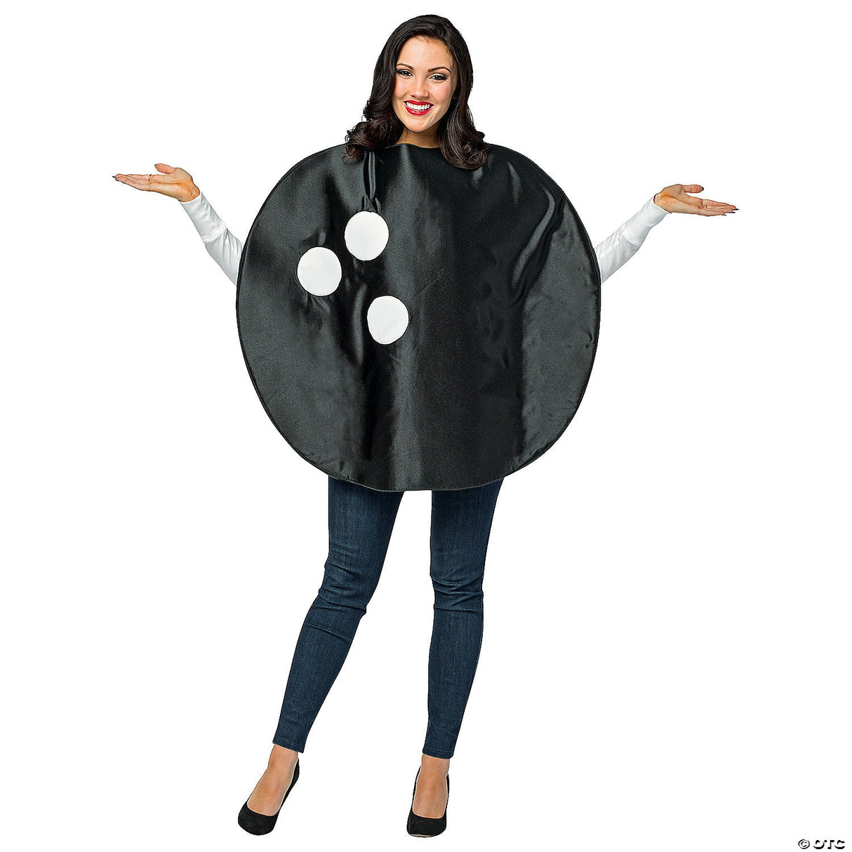 Adult Bowling Ball Costume – Funny Sports Halloween Cosplay Party Outfit