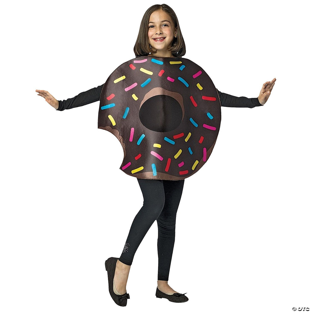 Child's Donut Bite Costume 7-10 - Kids Halloween Costume Cosplay & Party Outfit