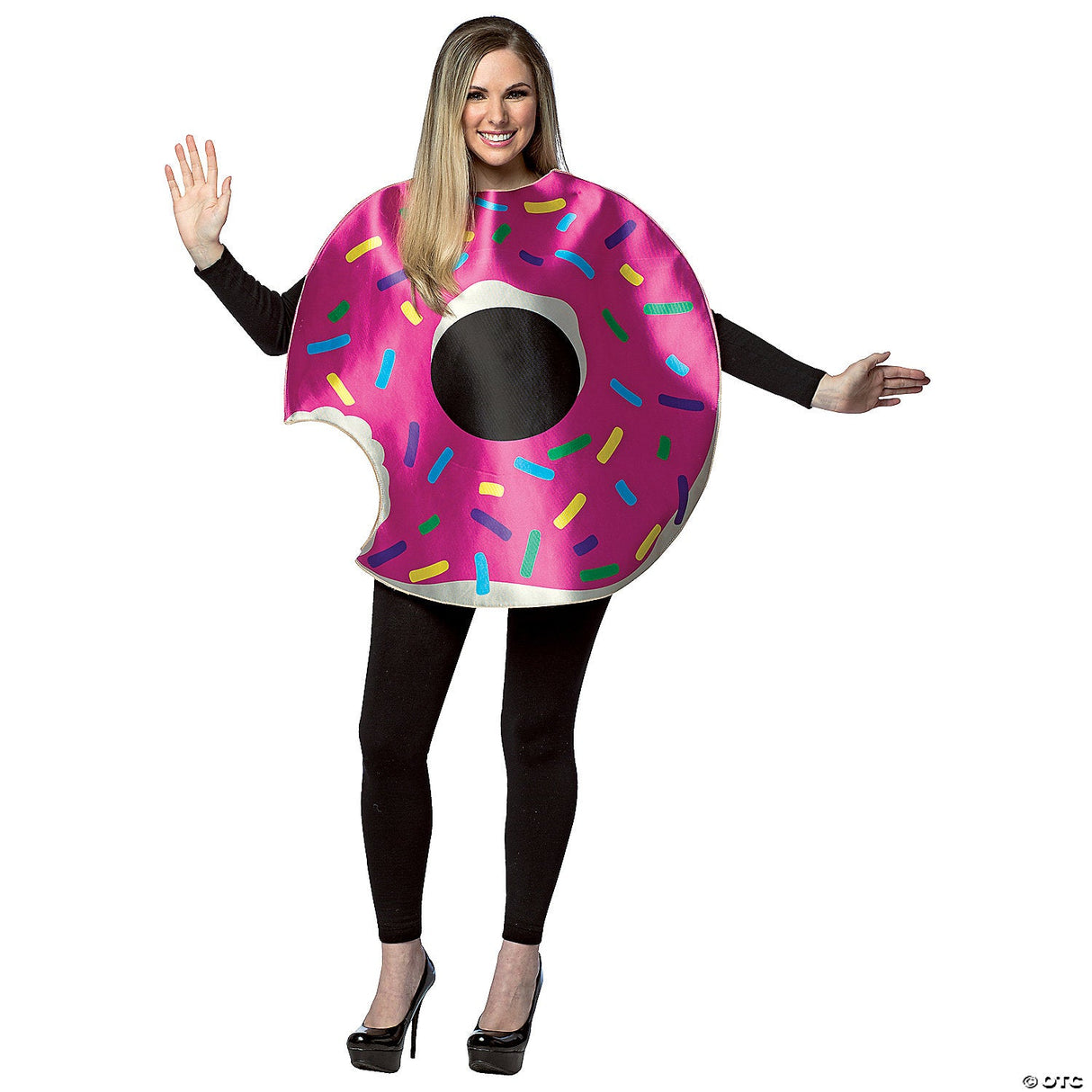 Adults Doughnut Costume – Funny Dessert Halloween Cosplay Party Outfit