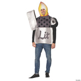 Adult Lit Lighter Costume – Funny Flame Prop Halloween Cosplay Party Outfit