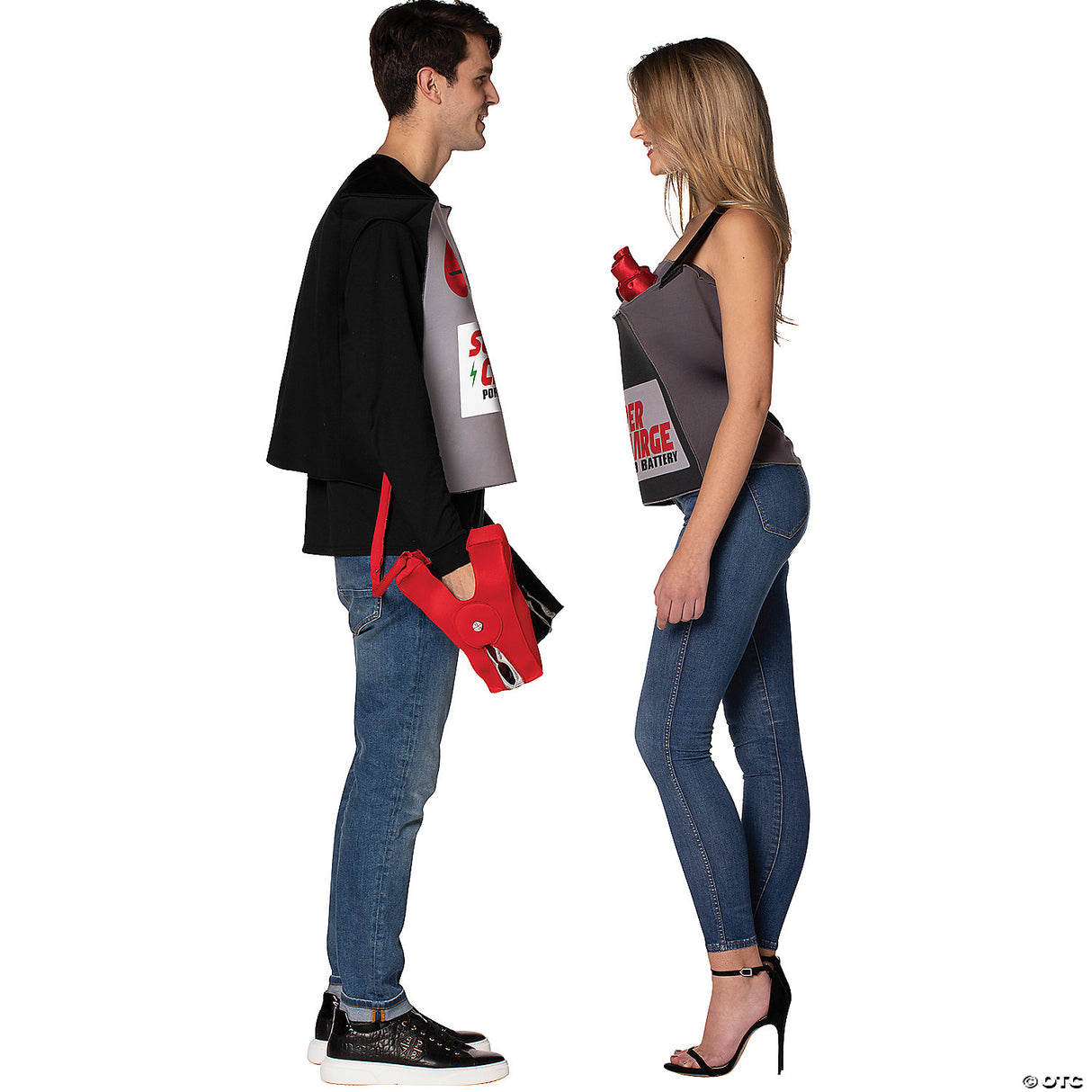 Battery Jumper Cables Couples Costume