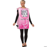 Adults Rosé Wine Box Costume – Funny Drink Halloween Cosplay Party Outfit