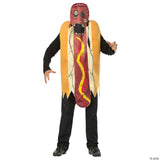 Adult Zombie Hot Dog Costume – One Size 38-47 – Funny Halloween Party Outfit