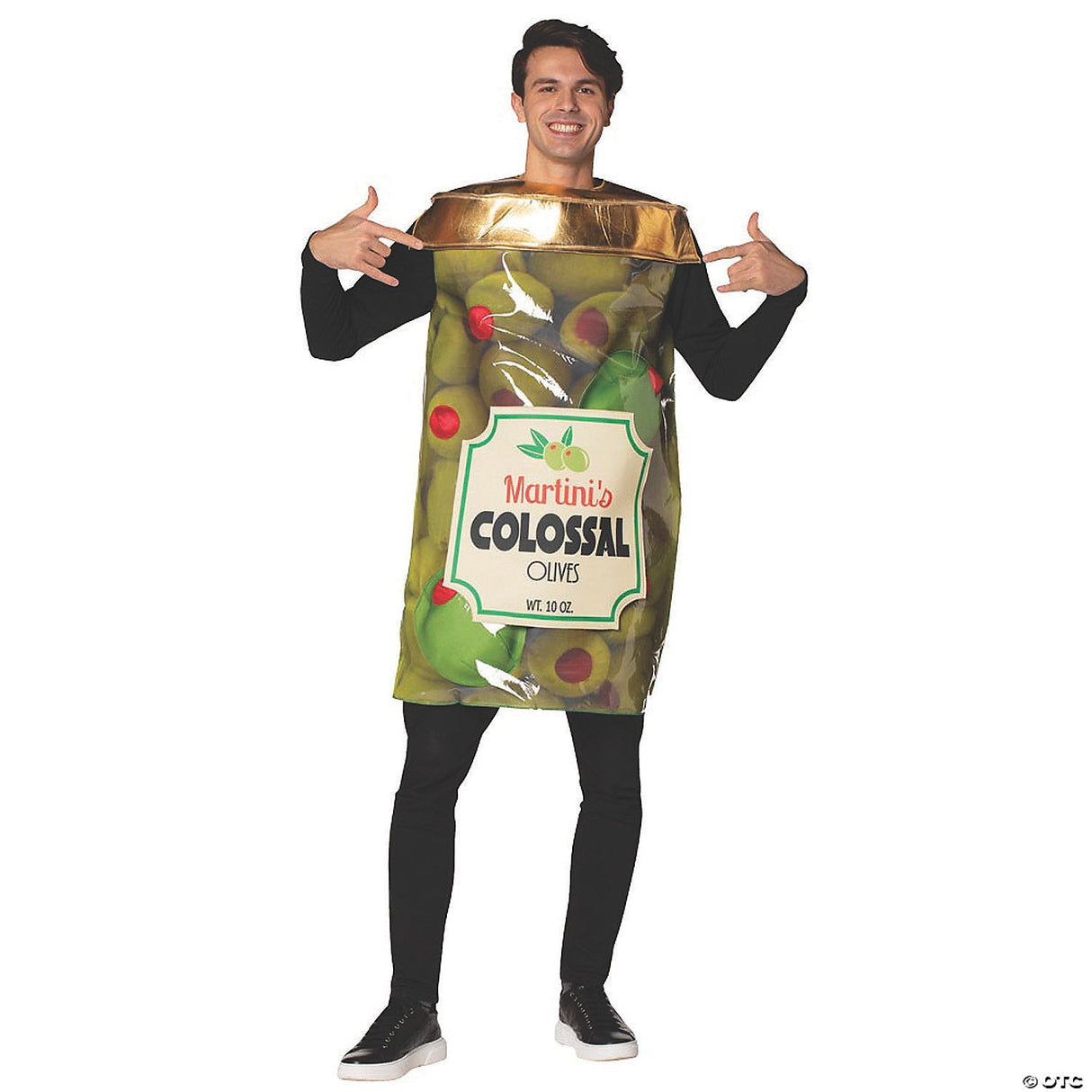 Adult's Olive Jar Costume - Halloween Costume Accessory Party Dress Up