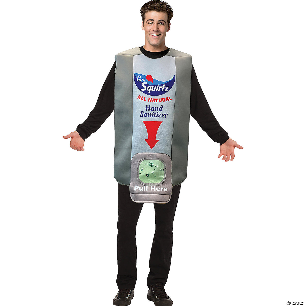 Adults Hand Sanitizer Wall Dispenser Costume