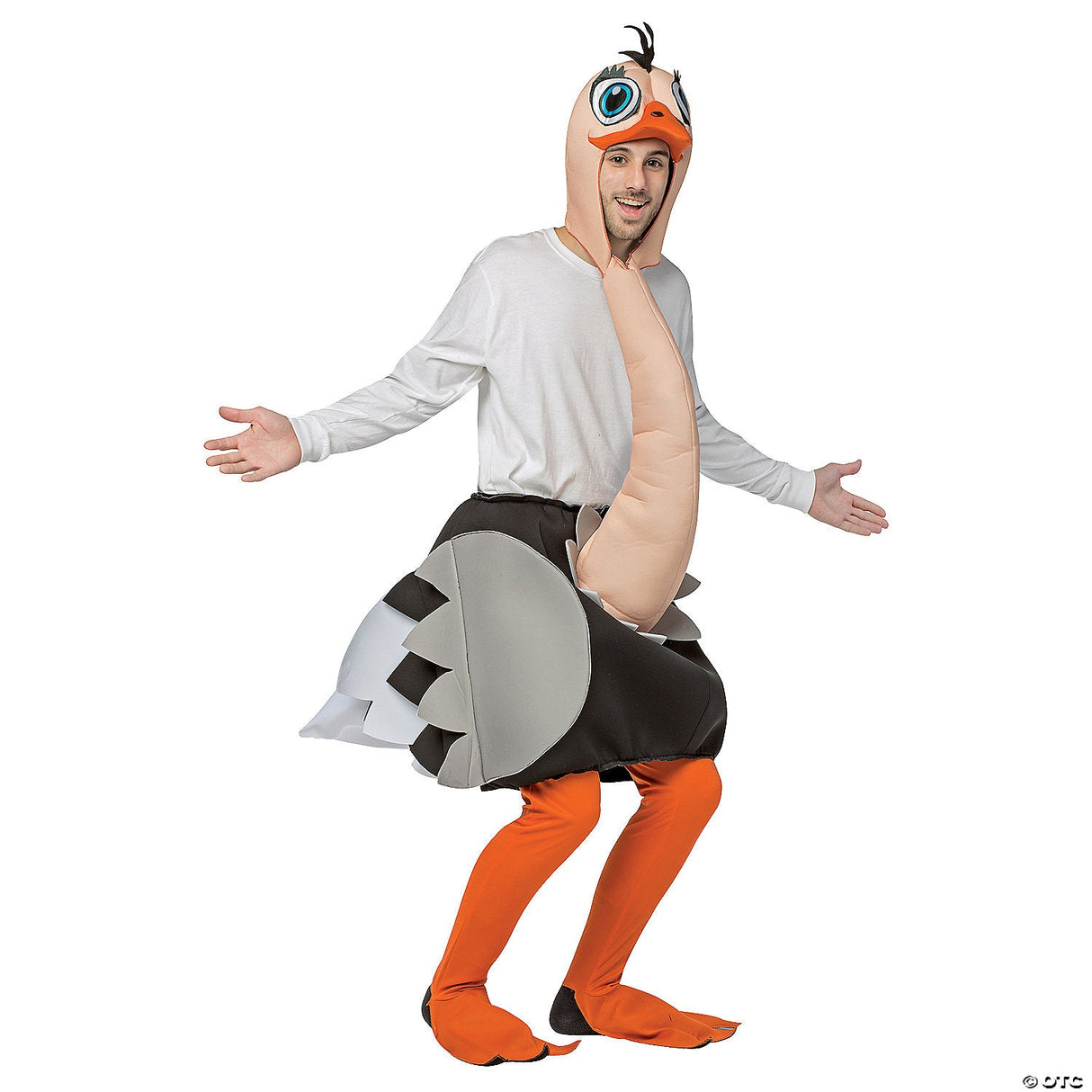 Adult Ostrich Costume – Funny Animal Bird Halloween Party Costume for Adults